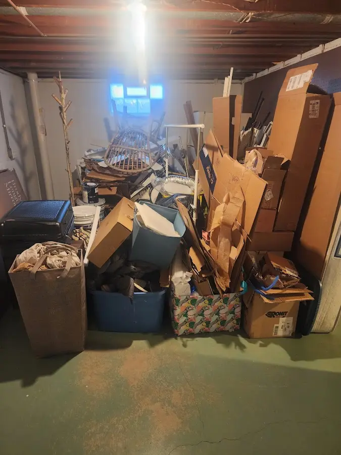 Roll-off dumpster container at job site for Roll Off Dumpster Rental in Alsip